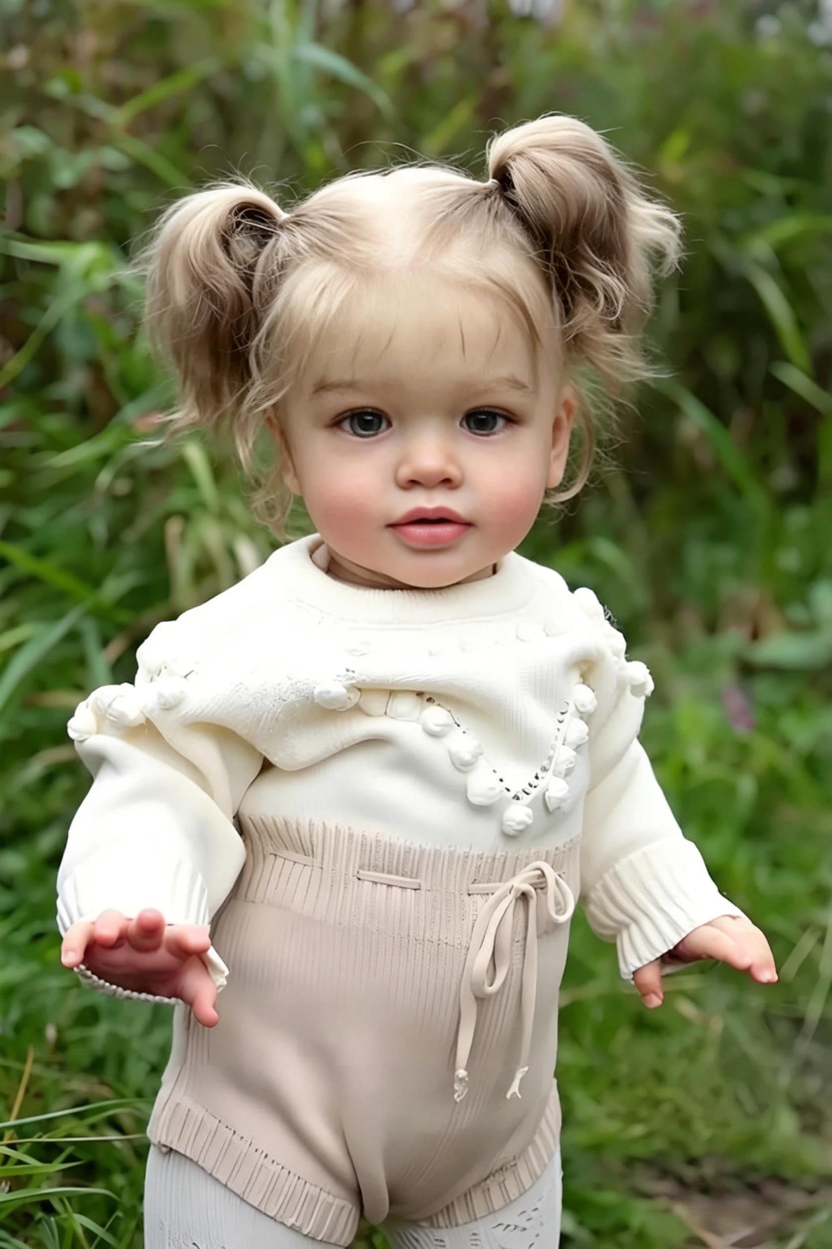 RXDOLL Reborn Lalki Realistyczne Pippa 26 cali 66 cm Baby Reborn Toddler Dziewczynka Duży Rozmiar Miękkie Tkaniny Ciało Realistyczna Dziewczyna Reborn Lalka z długimi włosami