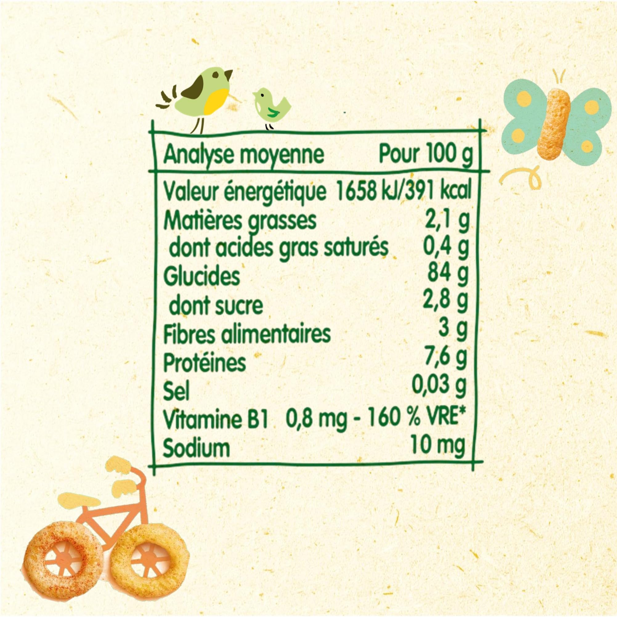 BLÉDINA - Mes 1ers Soufflés - Maïs et Carotte - Sans Gluten et sans Sel Ajouté - dès 10 Mois - 8 x 20 g