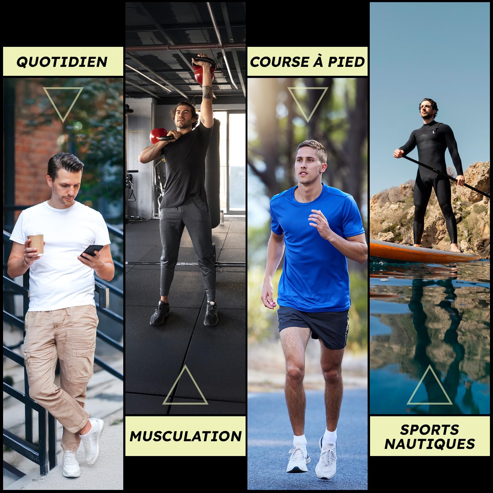 Adamson – 100 Caches Tétons Homme (50 Paires) – Protection Téton Running – Cache Teton Invisible Anti-Frottement Jetable – pour Sport, Fitness, Chemise, vêtement cintrés – 25 Blancs - 25 Beiges - PAC2 - 5