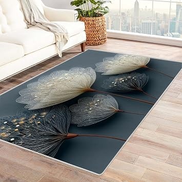 Abstract Area Rug Living Room Modern Geometric Patchwork Floor Decor for Bedroom, Office, Living Room, Entryway, boy Home Dorm Decor AestheticGrey-4x5ft