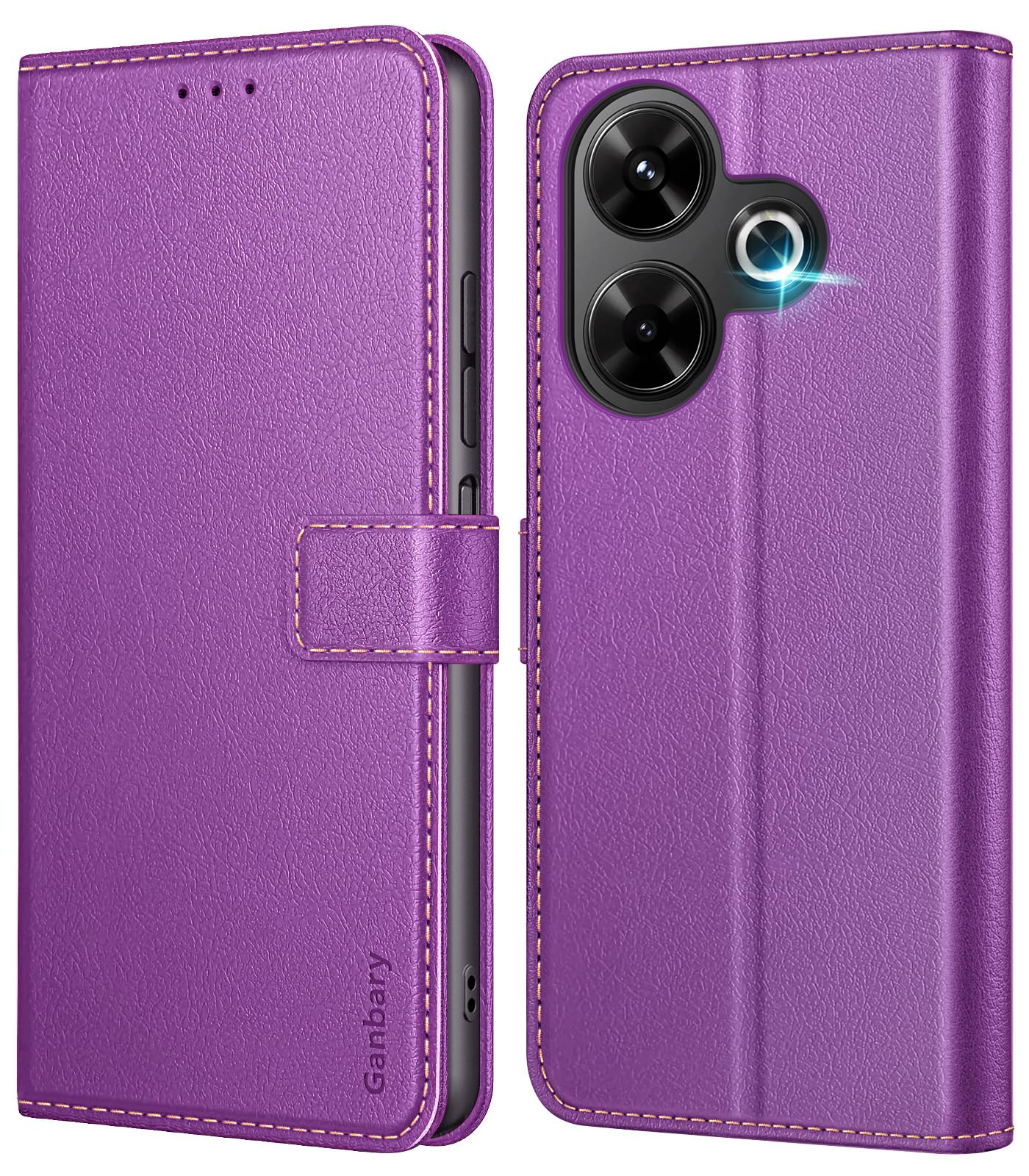 Coque pour Xiaomi Redmi Note 13 5G - MARQUE - Marron - Protection Antichoc - Etui Cuir PU Coque pour Xiaomi Redmi Note 13 5G - MARQUE - Marron - Protection Antichoc - Etui Cuir PU
