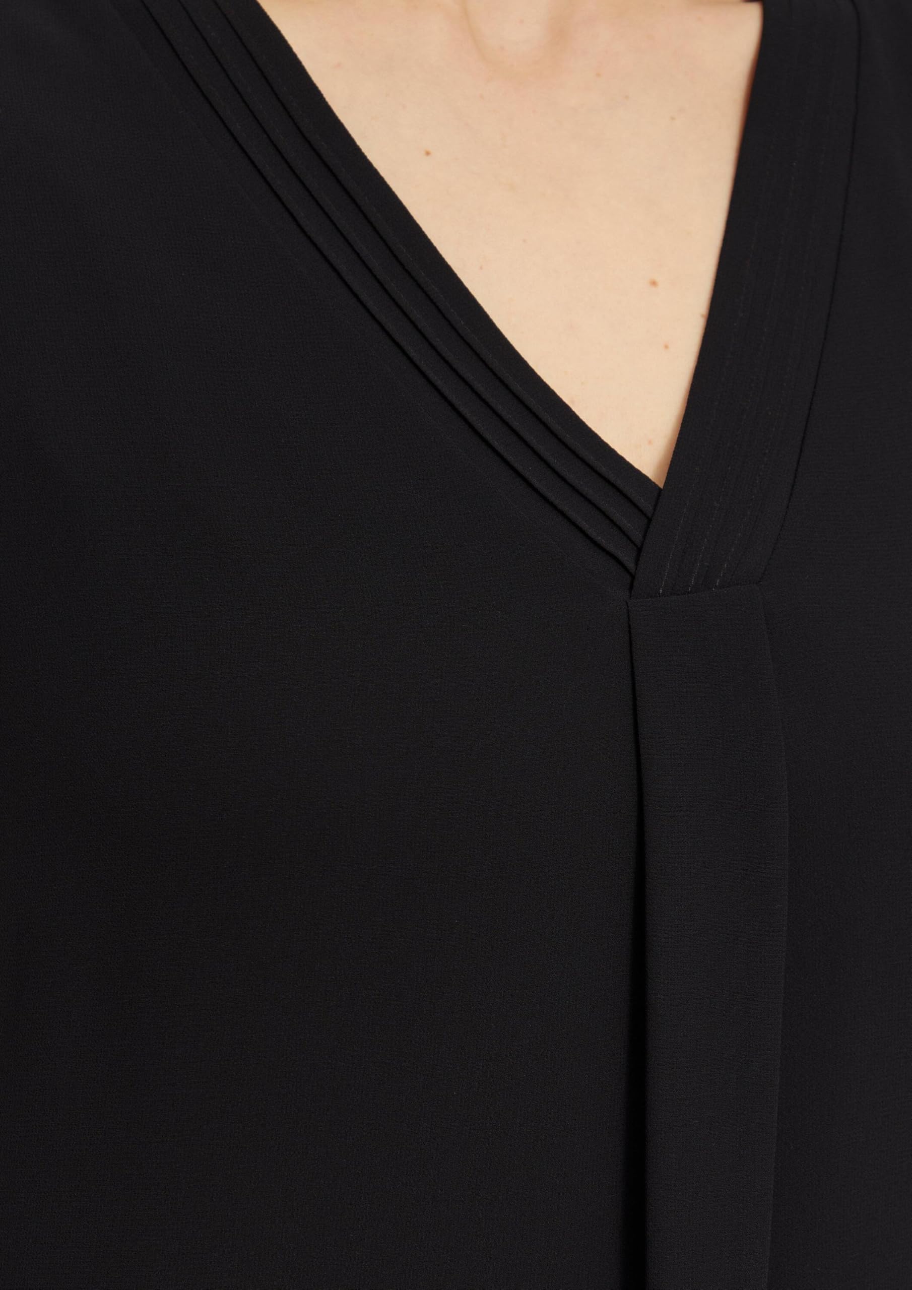 s.Oliver Layering-Bluse aus Chiffon