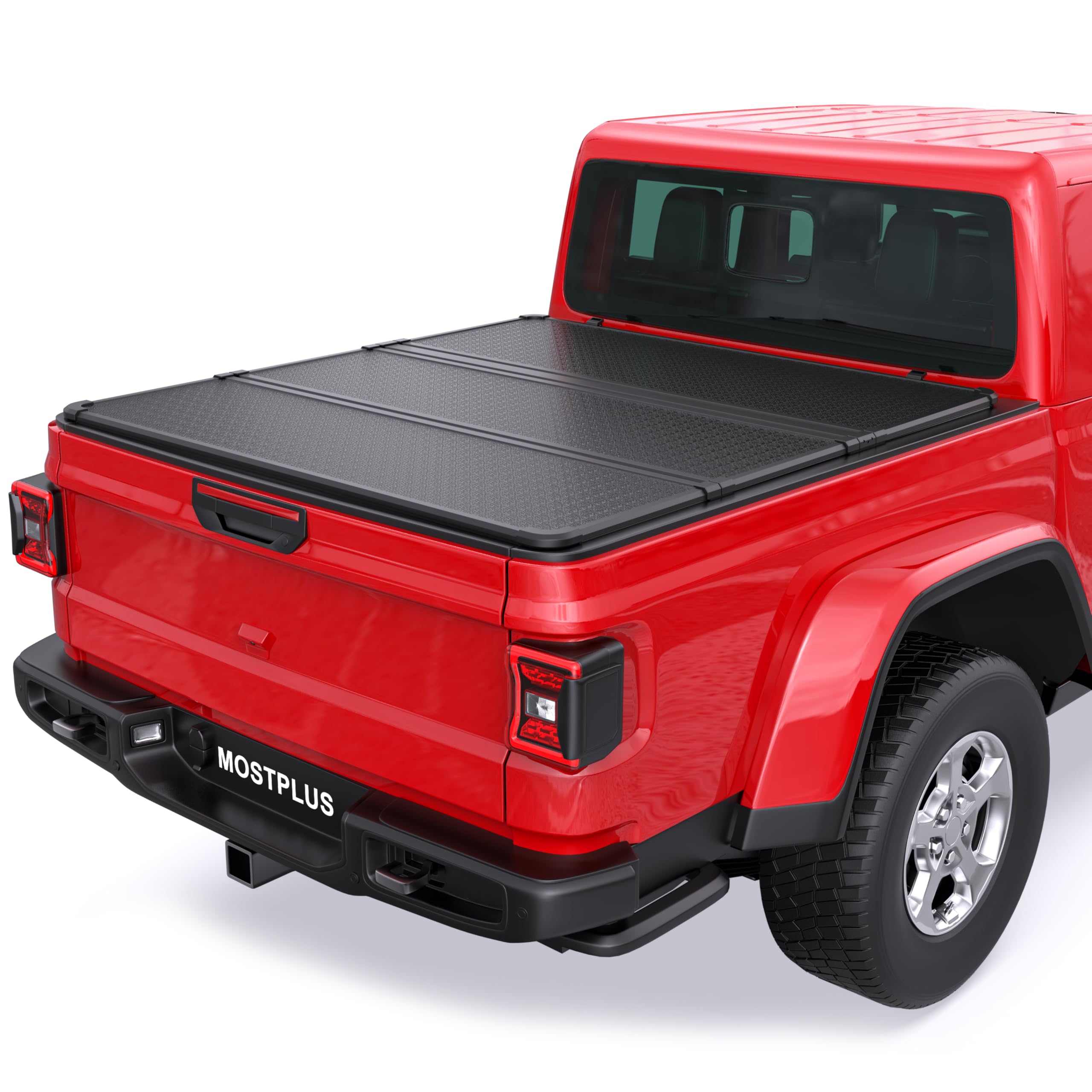 Amazon.com: MOSTPLUS 5FT Tri-Fold Hard Aluminum Truck Bed Tonneau