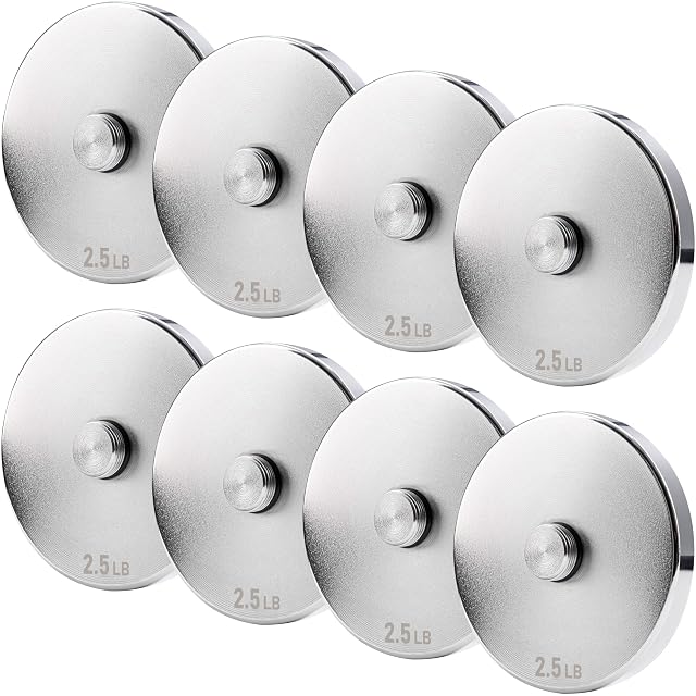 Northdeer 2 0 Upgraded Adjustable Steel Dumbbells Plates Diameter 4 7 inches Thickness 0 6 inches Compatible with