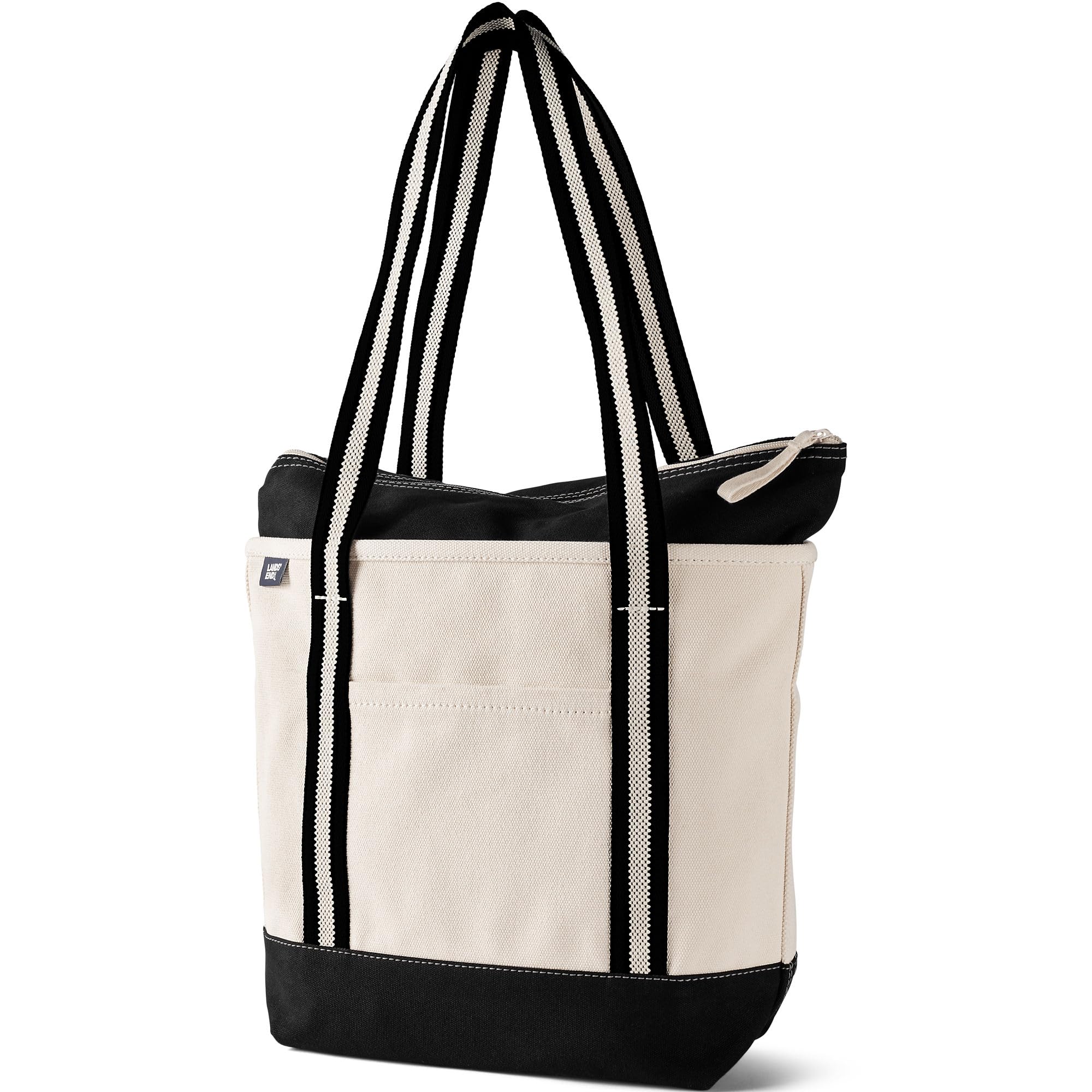 Lands' End Zip Canvas Tote