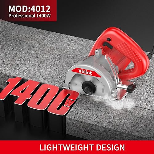 Miniatura 5 de 4-38-Inch Wet Tile Saw, Masonry 12 amp handheld tile saw Masonry Saw stone cutting carving machine cutting tools tile cutter machine stone grinder