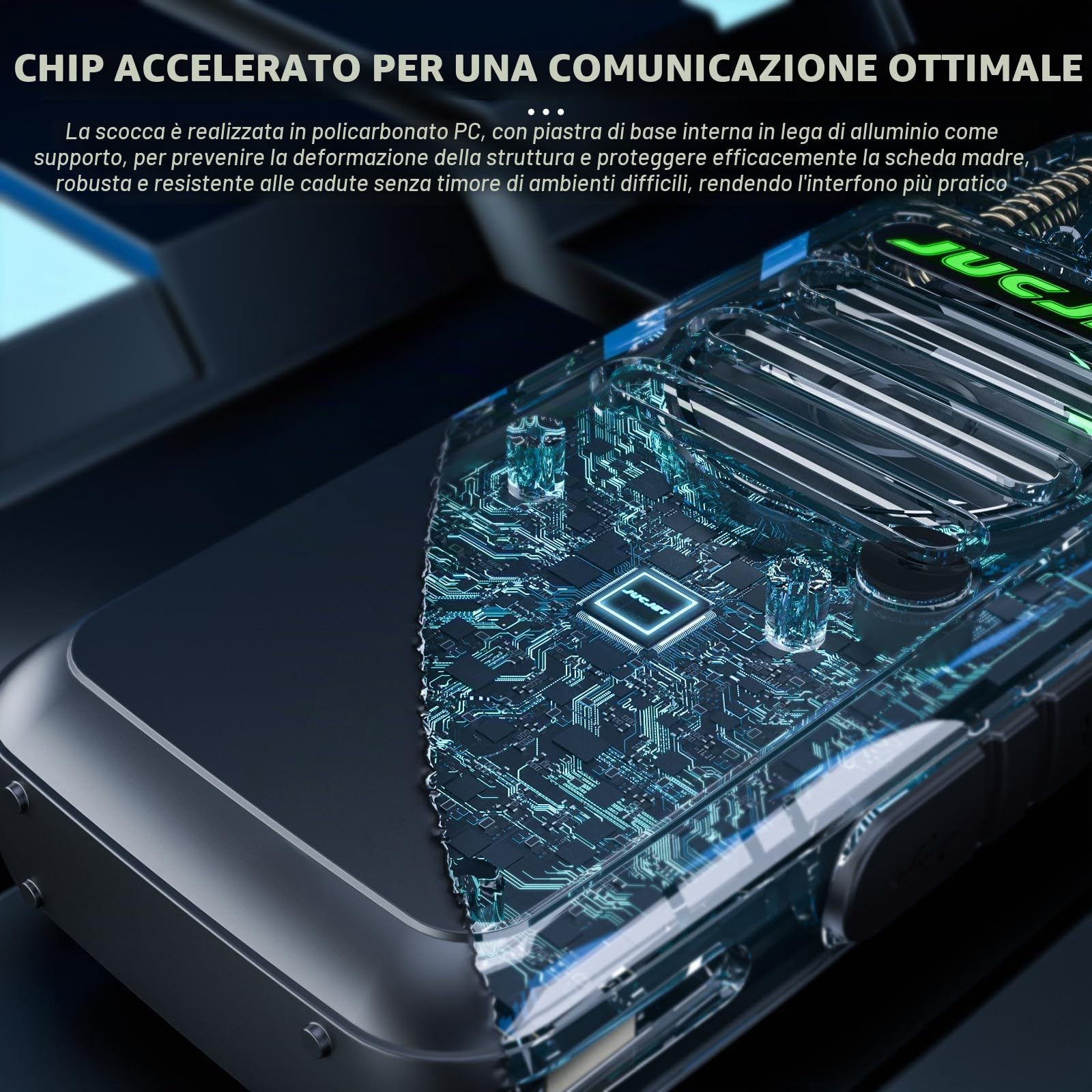 T20 Walkie Talkie PMR446 Ricaricabili con VOX, 4 Pezzi | 16 canali, uso senza licenza, ricaricabili, VOX vivavoce, clip da cintura, hotel, ristoranti, gruppi, piccoli team