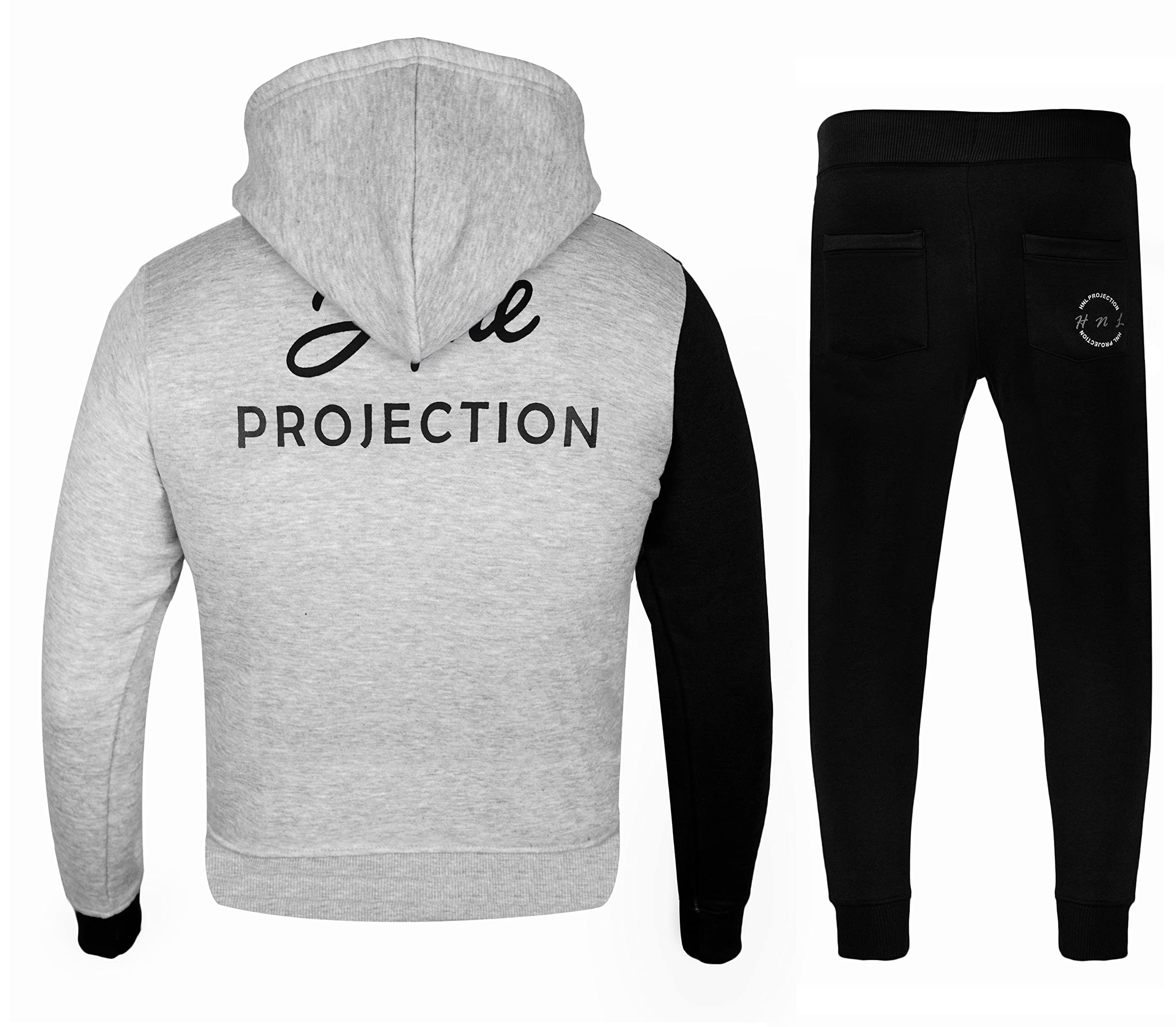 GUBA® Boys Tracksuit Bottoms, HNL Projection Hoodie and Joggers for Girls, Sportswear, Sweatshirt Pants Boys' Tracksuits Trousers, Kids Tracksuit Full Set for Peripatetic, Jogging Bottoms 2-13 Years
