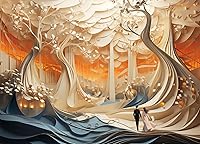 Vista 22 de HUADADA Rompecabezas para adultos de 1000 piezas, entrelazado de estantería perfectamente sin polvo, decoración del hogar, fiesta de cumpleaños