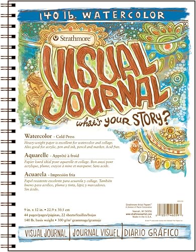 Strathmore Visual Journal Watercolor 9"X12"-22 Sheets -460590