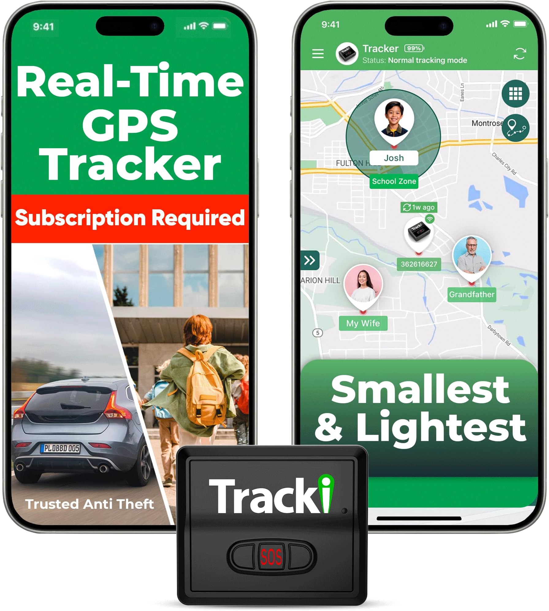 GPS Tracker for Vehicles – Real-Time 4G LTE Assets & Car Tracking Device with App, Magnetic Mount, Compact Design, Worldwide Coverage – iOS & Android (Subscription Required)