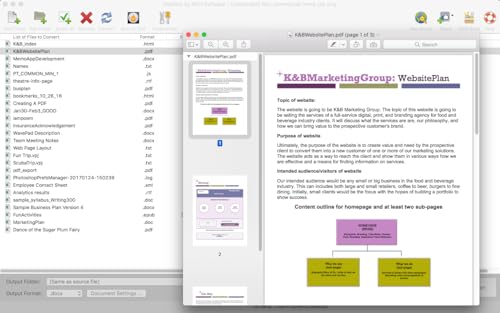 Nch Software Doxillion Free Document Converter For Mac – Converts Docx, Doc, Pdf thumb #3