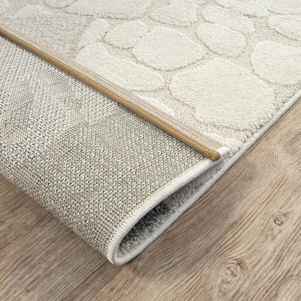 the carpet Jungle Kids Tapis pour Chambre d'enfant, Tapis pour Enfant, Effet 3D, Facile à Entretenir, résistant, Girafe, 140 x 200 cm