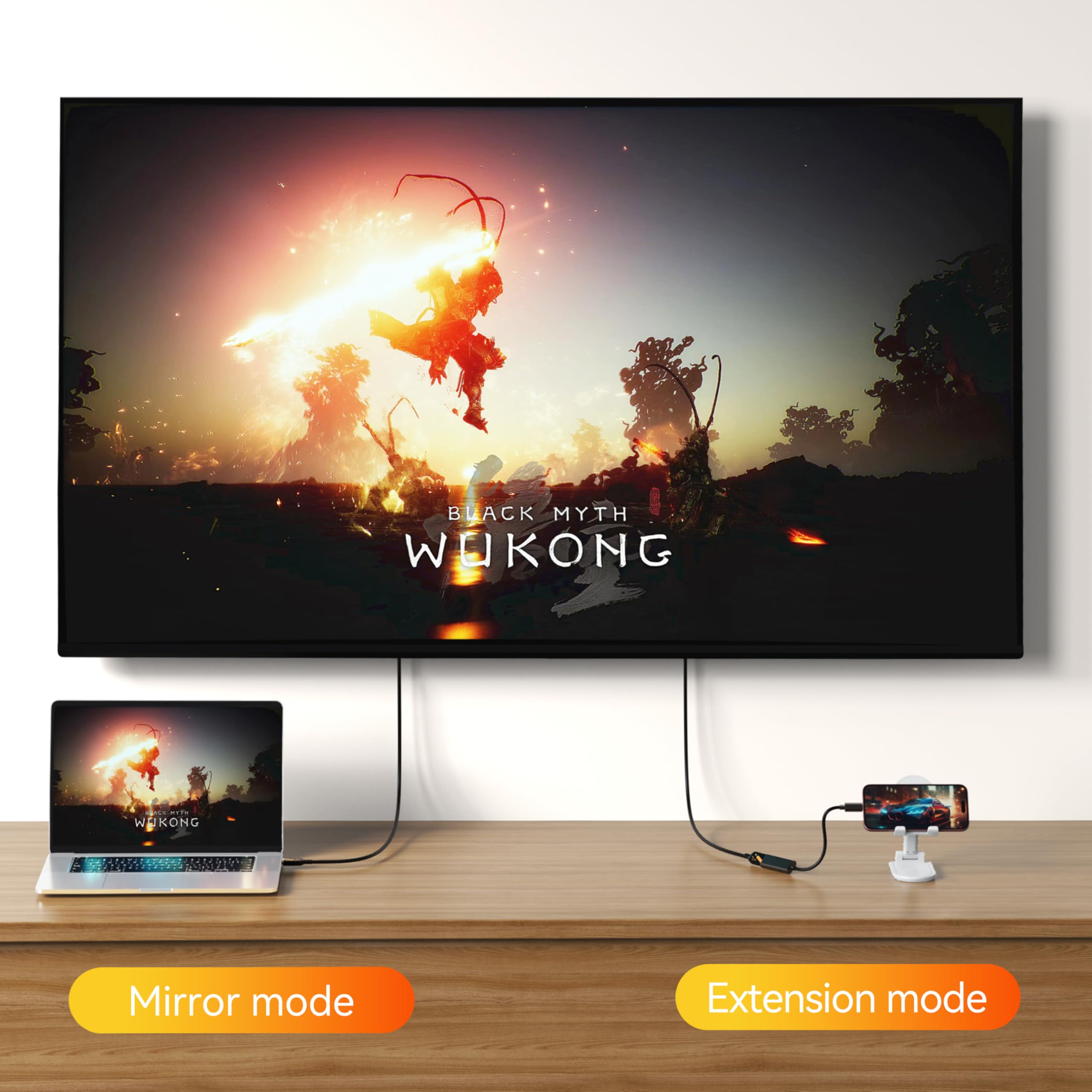 RUIPRO Cavo HDMI 2.1 in Fibra Ottica 8K 10M, 48Gbps, 8K@60Hz, 4K@120Hz, HDR Dinamico, eARC, HDCP 2.2/2.3, 3D, flessibile e sottile, compatibile con TV, PS5, Xbox, Proiettore, Home Theater