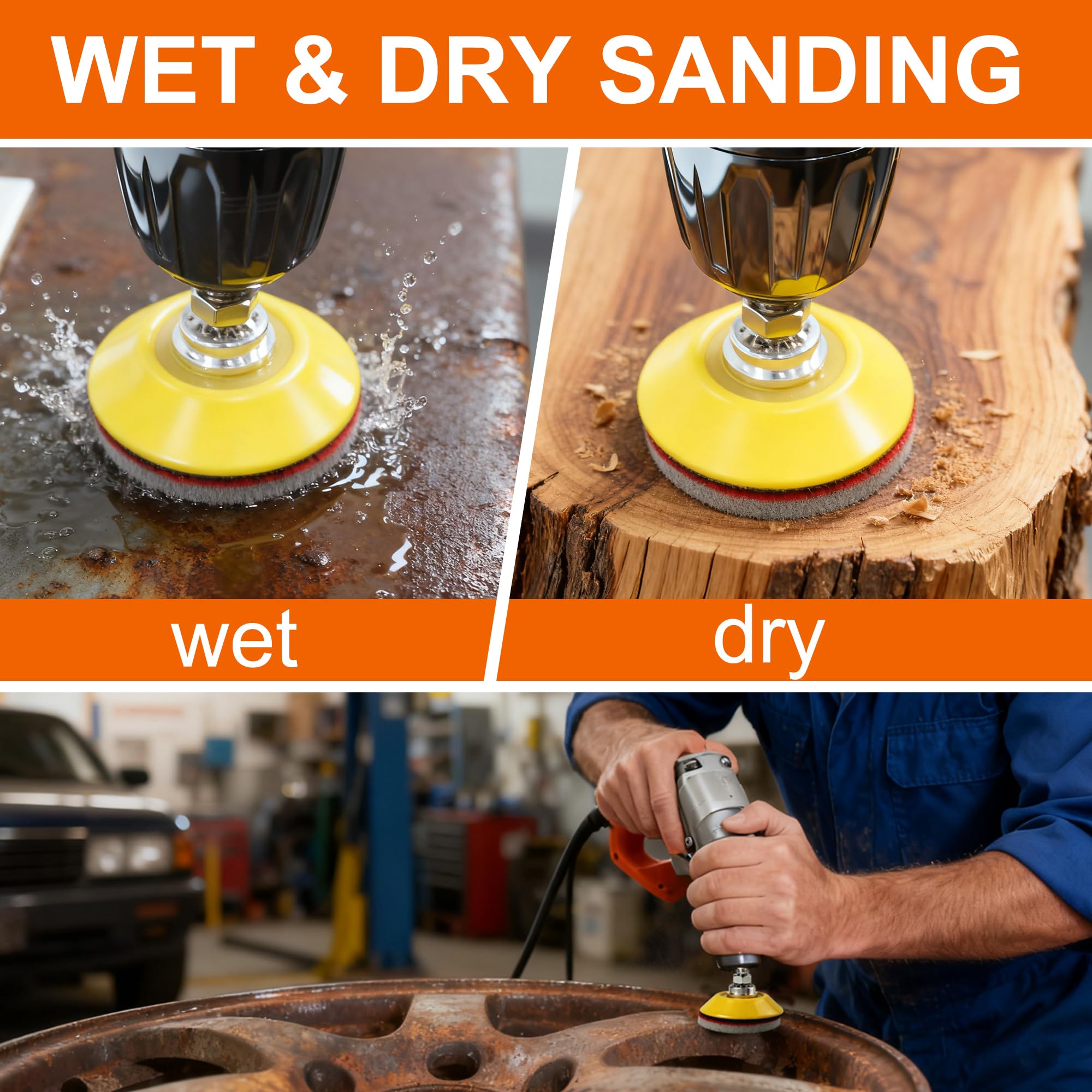64 Sanding Discs - Grit 180-3000 -5 64 Sanding Discs - Grit 180-3000 -5