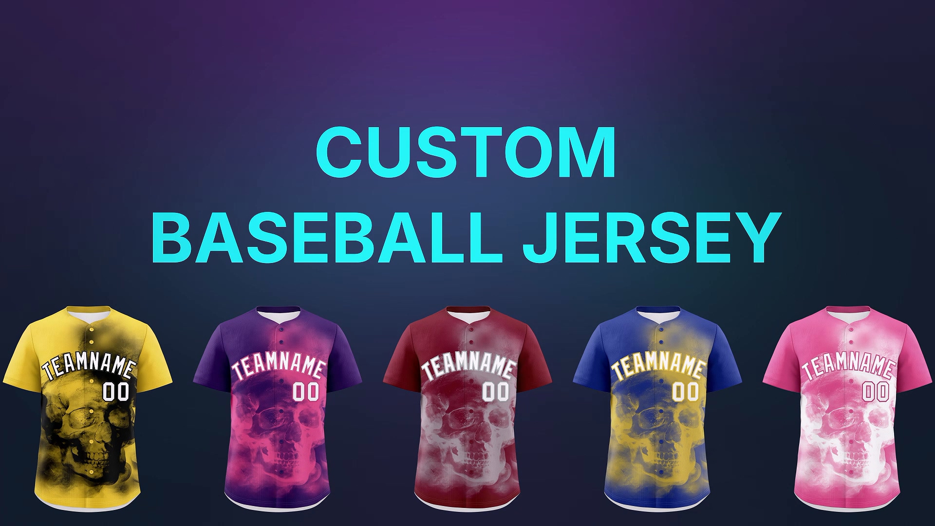 Camiseta personalizada de béisbol con patrón, manga corta - Nombre, número y logo de equipo cosidos para adultos y jóvenes miniatura 7
