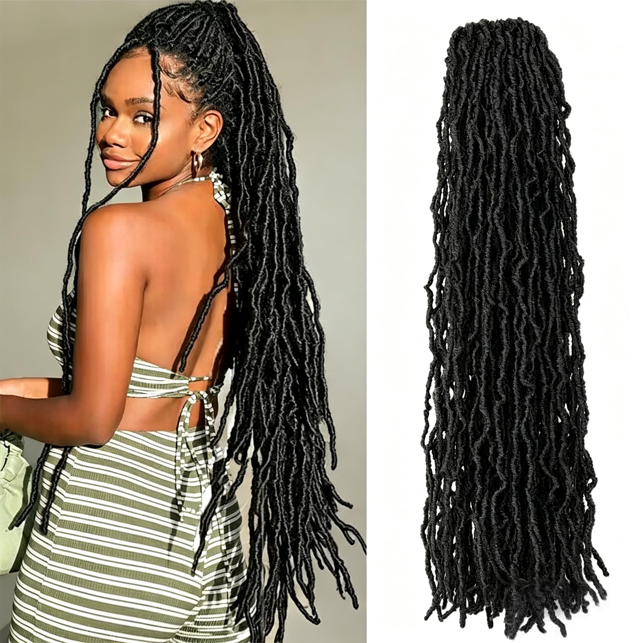 Amazon.com : 6 Packs 30 Inch Soft Locs Crochet Hair Pre Looped