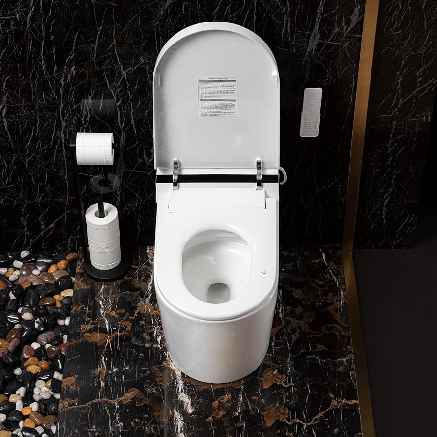 WOODBRIDGE Smart Toilet,Auto Open & Close,Foot Sensor Operation