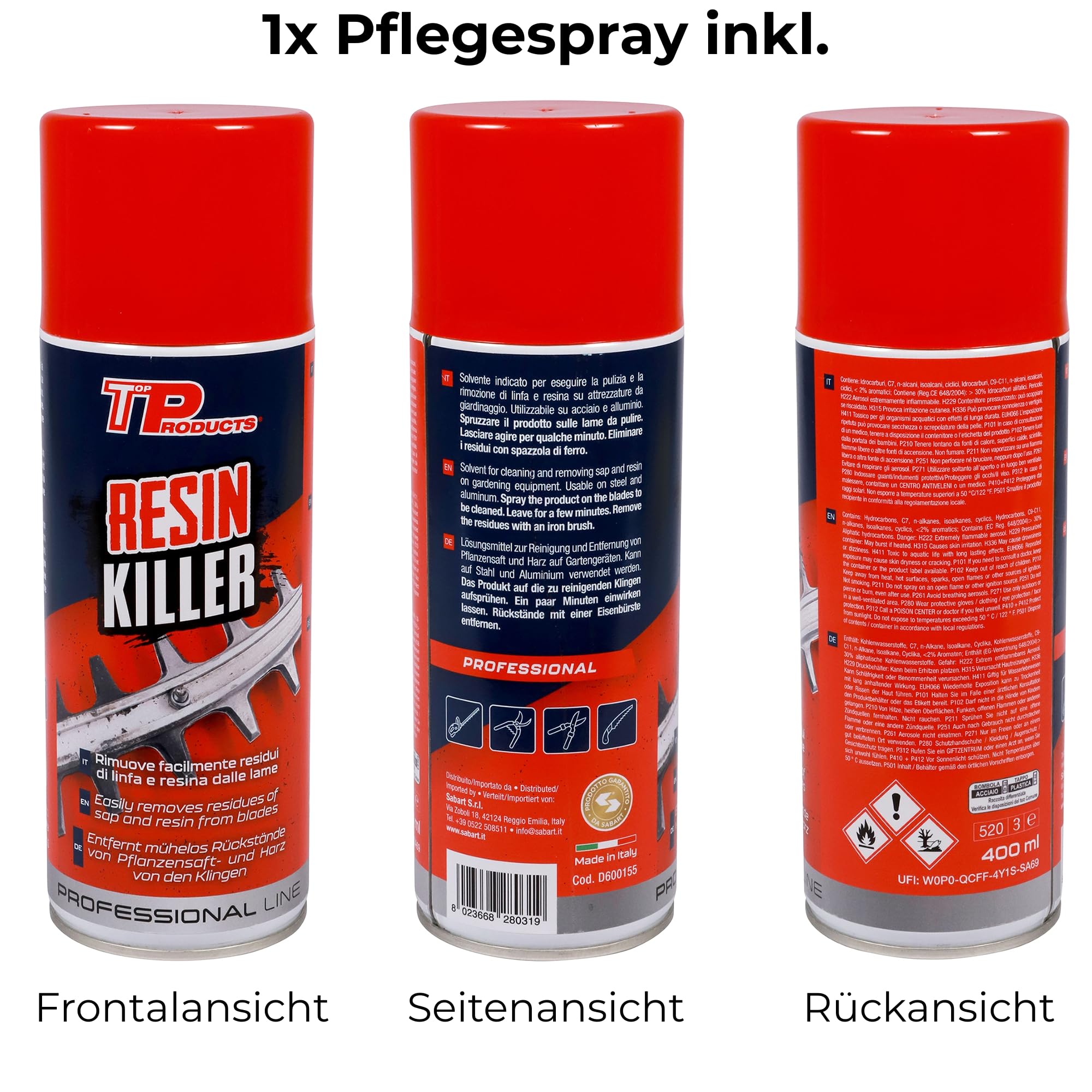 IKRA Elektro Heckenschere Ultralight FHS 1555, nur 2,6kg, inkl. Pflegespray | Made in Germany, 550 Watt, Schnittlänge 55cm, mechanischer Überlastschutz & Blockierschutz, patentierte Kabelzugentlastung