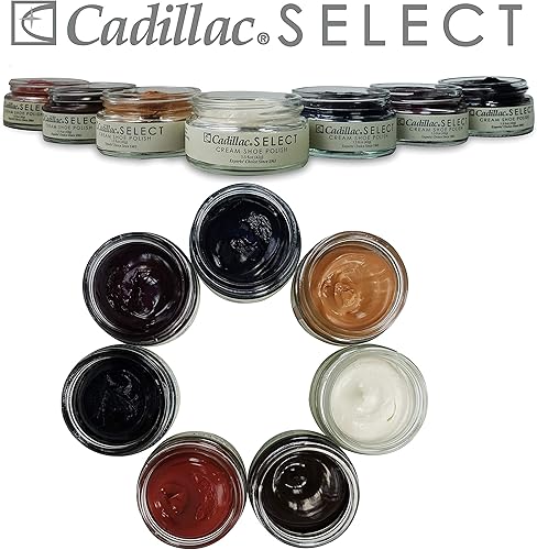 Miniatura 7 de Cadillac Esmalte de zapatos color crema de primera calidad - Varios colores disponibles Coñac