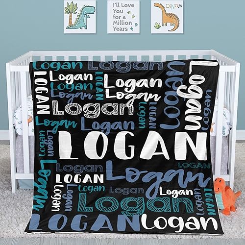 Miniatura 3 de Dr.TOUGH Manta de bebé personalizada para recién nacidos, mantas de bebé personalizadas para niñas y niños, regalos personalizados para bebés,