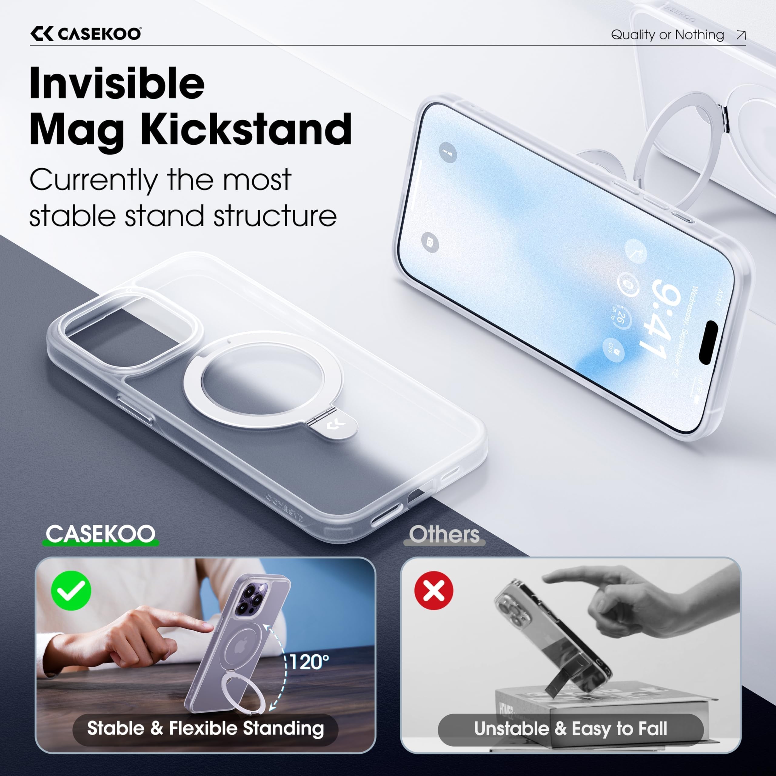 Amazon.com: CASEKOO Designed for Case iPhone 14 Pro Max with