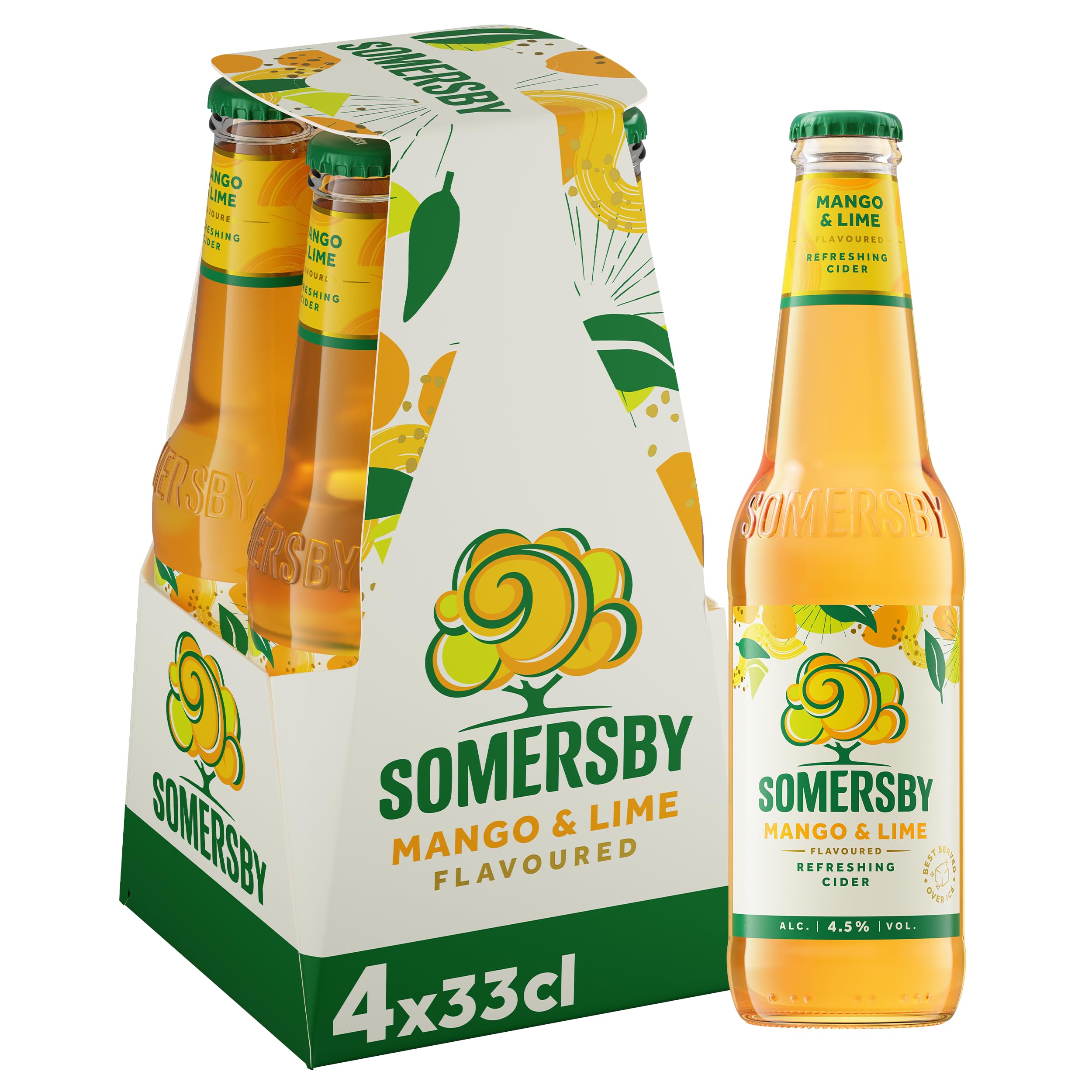 Somersby Mango & Lime Cider, Glas Einweg 24 x 0.33 L