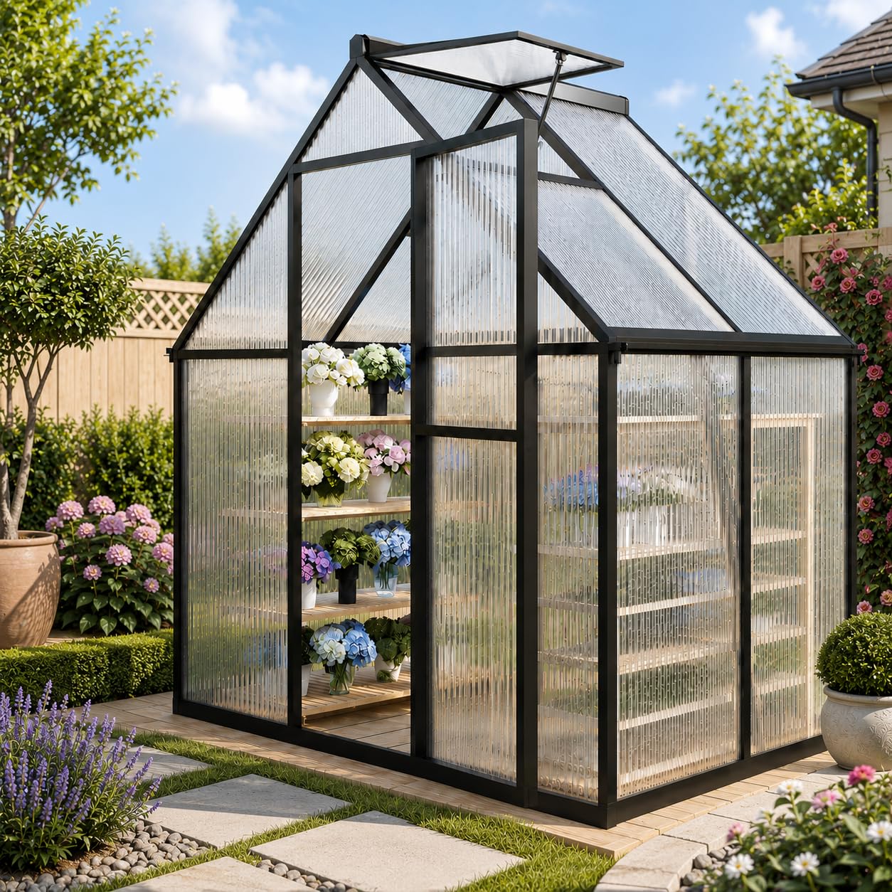 Jiliusure 6x4 ft Greenhouse