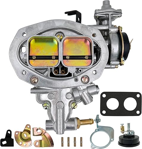 NENKUTEN Nuevo Carburador 2 Barriles para Weber 32/36 DFEV 32x36 para VW Bug 1976-1983 Mazda B2600 con estrangulador eléctrico para Fiat 124/131