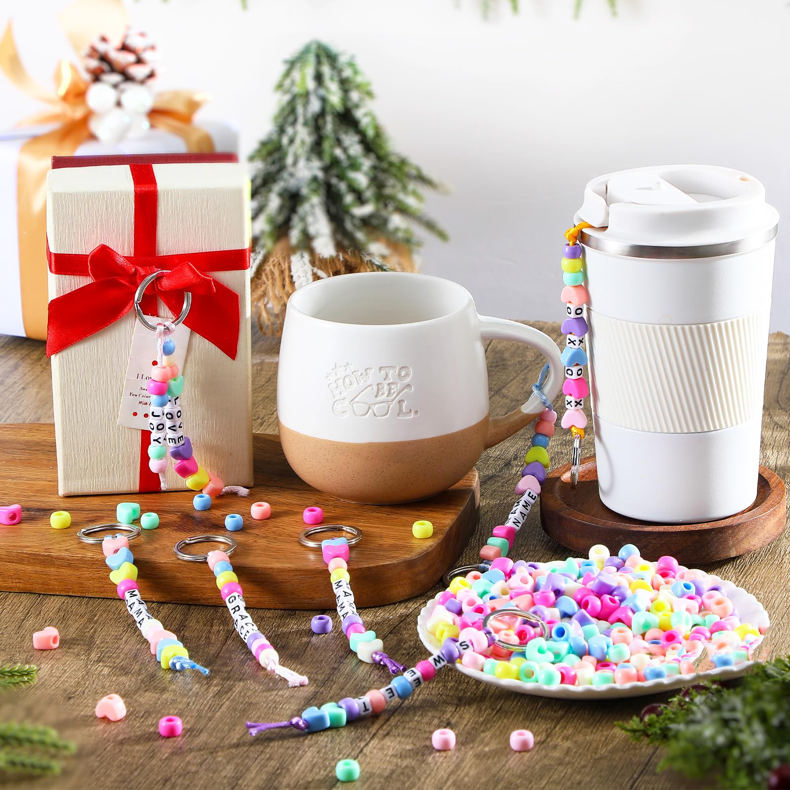 beads♡key chain Amazon.com: Landical 564 Pcs DIY Bead Keychain Kit Key Chain