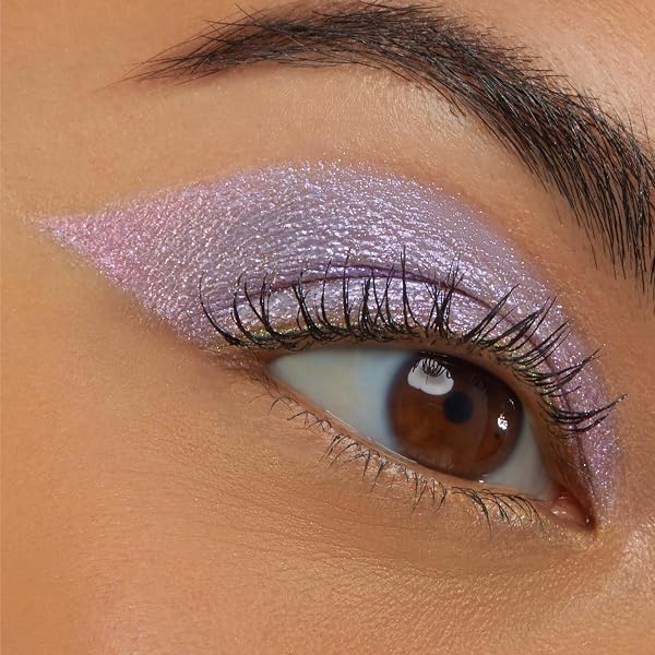 ColourPop ColourPop Shadow Stix - Multichrome Cream Eyeshadow Stick with Long-Lasting Color - Multi-Use Cream Makeup with a Built-In Sharpener & Precise Tip for Easy Application - Cotton Candy (0.05 oz) in use