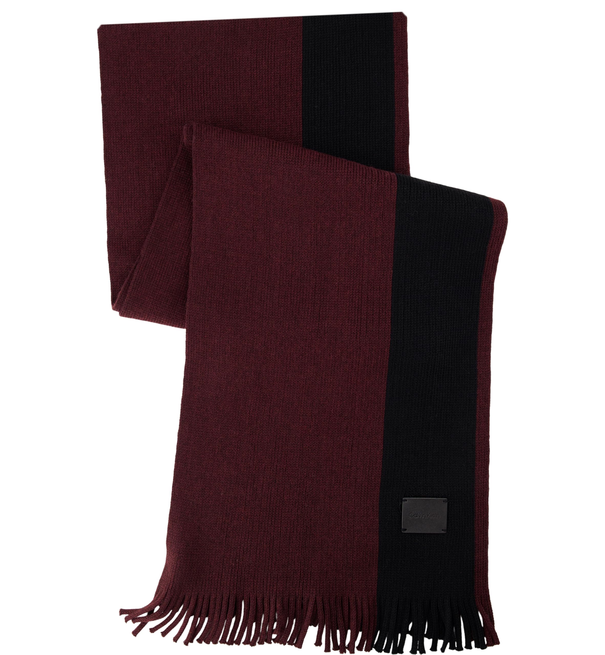 Calvin Klein THICK SIDE STRIPE RASCHEL SCARF