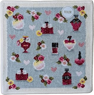 FEILER(フェイラー)フレグランスローズ グレー ハンカチ 25cm×25cm