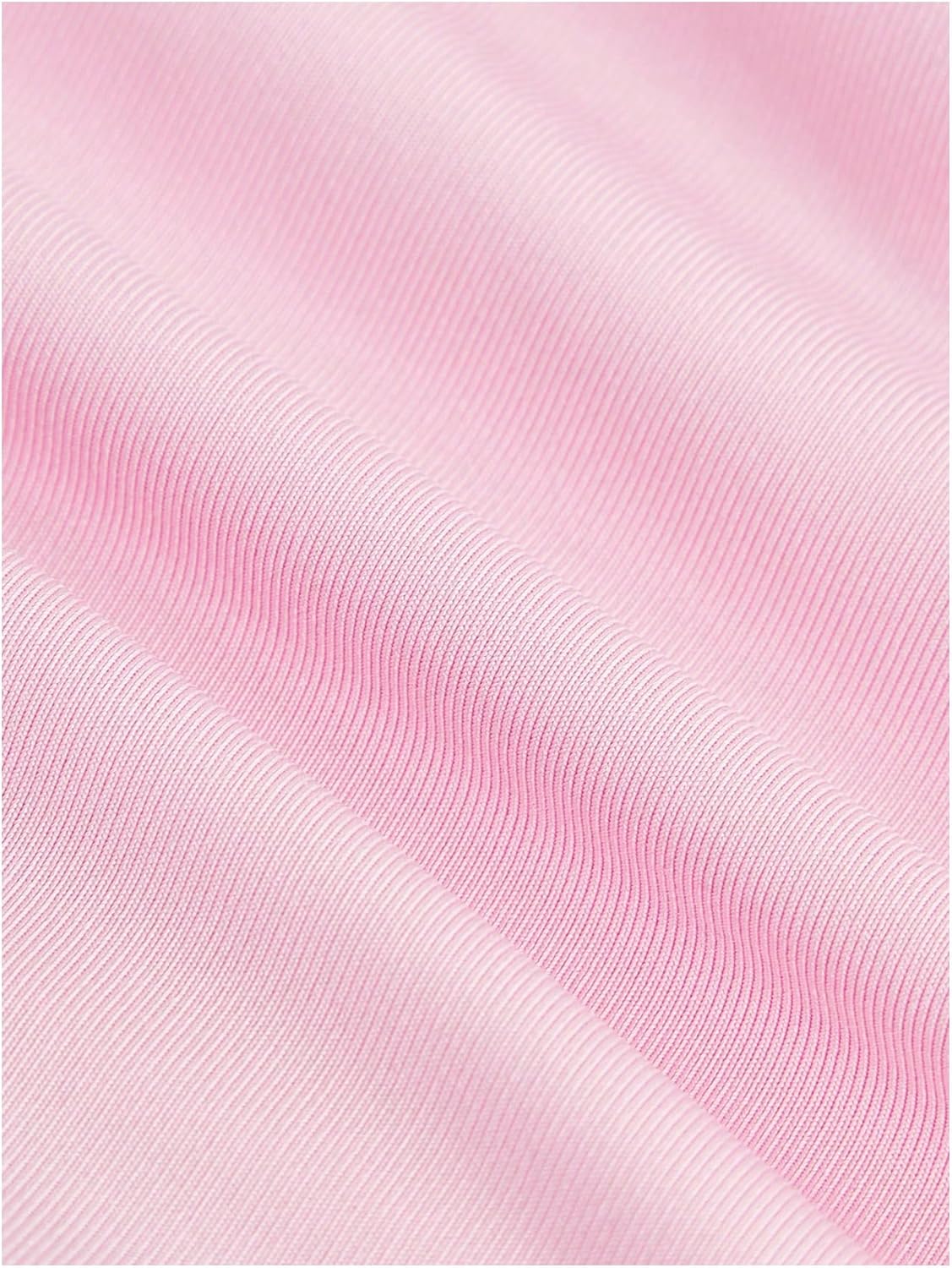 OYOANGLE Girl's Strapless Tube Top Ribbed Knit Ruched Cropped Bandeau Cute Summer Tops - Image 4