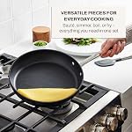 All-Clad HA1 Hard Anodized Nonstick Fry Pan Set, 2 Pieces, 8 & 10 Inch, Induction, Oven Broiler Safe 500F, Dishwasher Safe, Black
