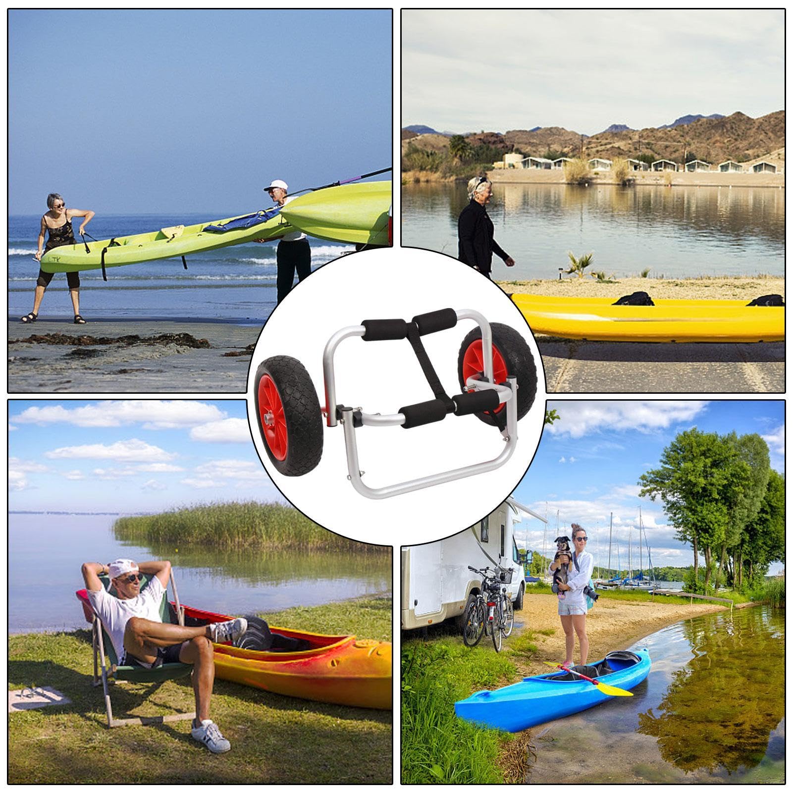 Guida Per Rimorchio Barca VEVOR - Larghezza Regolabile 33cm, Acciaio Galvanizzato - Per Gommoni, Canoe E Barche Da Pesca - Foto 7