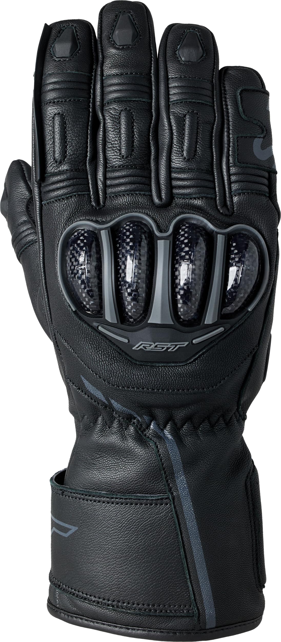 RST S1 CE Waterproof Motorcycle Glove Black Black US 12