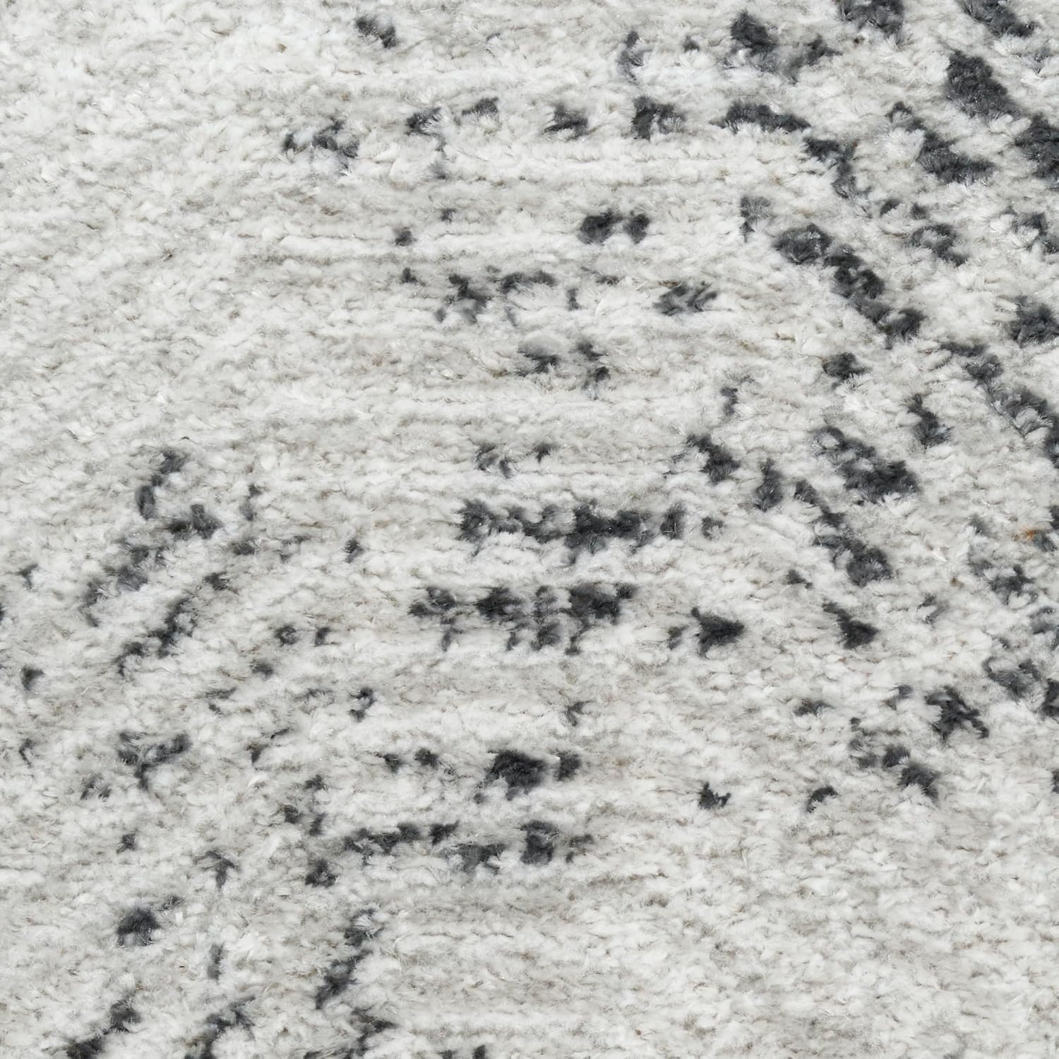 Nourison Home Dekor Grey Charcoal 4' x 6' Area Rug - Easy Clean, Non Shedding, Bed Room, Living Room, Dining Room, Kitchen (4' x 6')