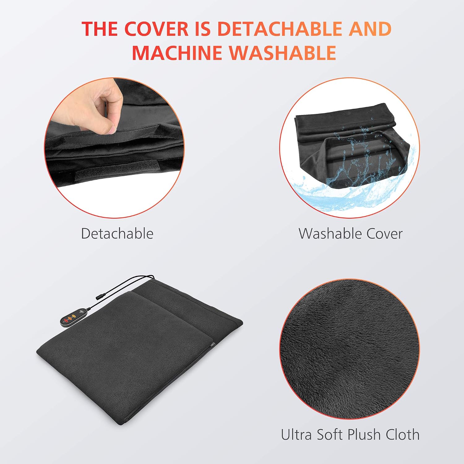 Best Deal 🛒 Comfier 12V Heating Pad for Back Pain Relief -Christmas Gifts for Mom,Women,Men,3 Settings & Washable Cozy Plush Heating Pads for Cramps,Heat Patches & Wraps 🔥 Comfier 12V Heating Pad for Back Pain Relief -Christmas Gifts for Mom,Women,Men,3 Settings & Washable Cozy Plush Heating Pads for Cramps,Heat Patches & Wraps
