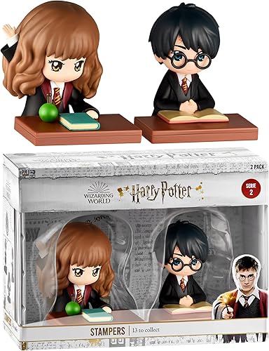 P.M.I. Harry & Ron con Hedwig  Colección de 13 sellos de Harry Potter  Regalos de Harry Potter y juguetes de Harry Potter  Suministros para fiestas,