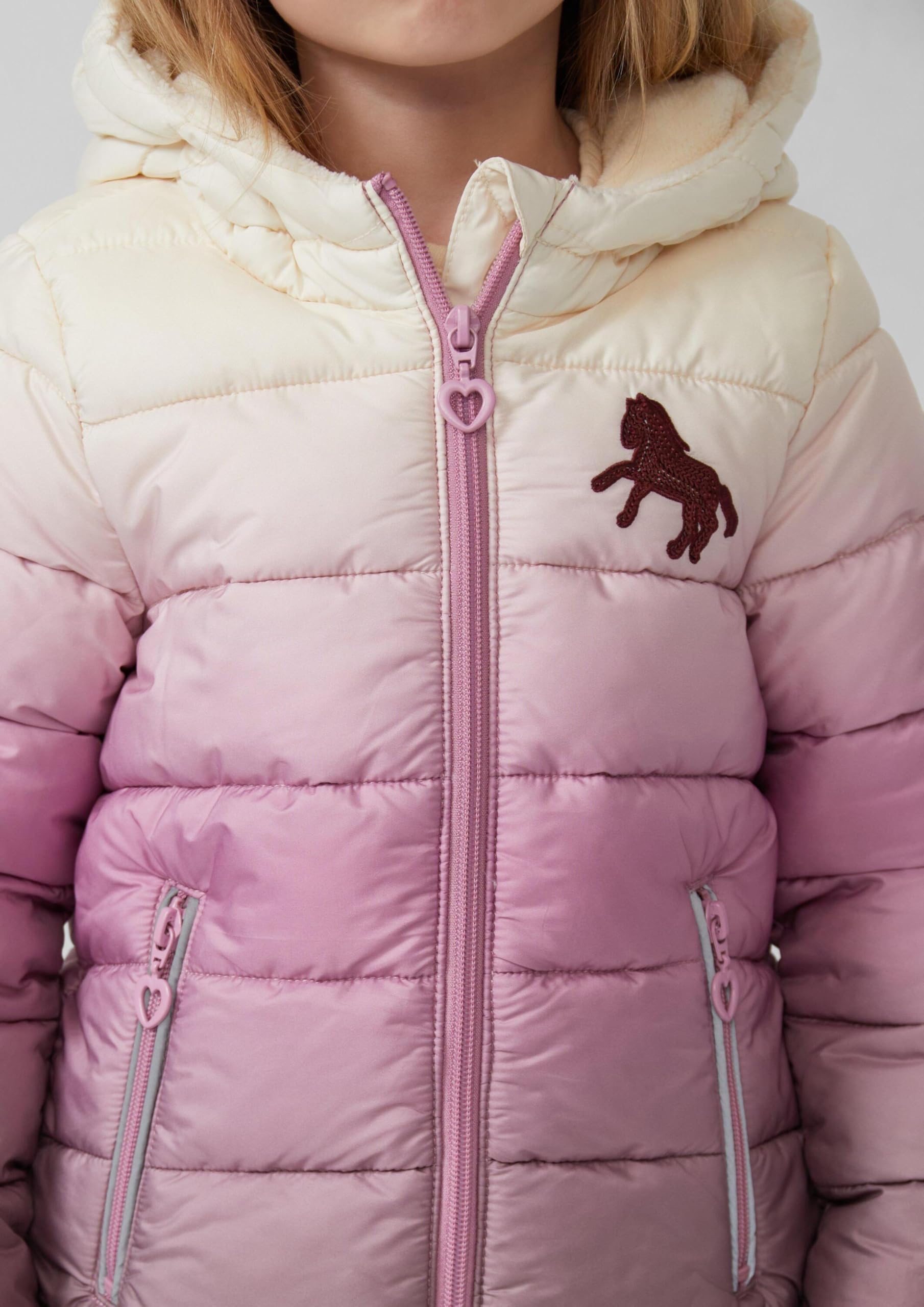 s.Oliver Wattierte Jacke mit Kapuze und Fleecefutter