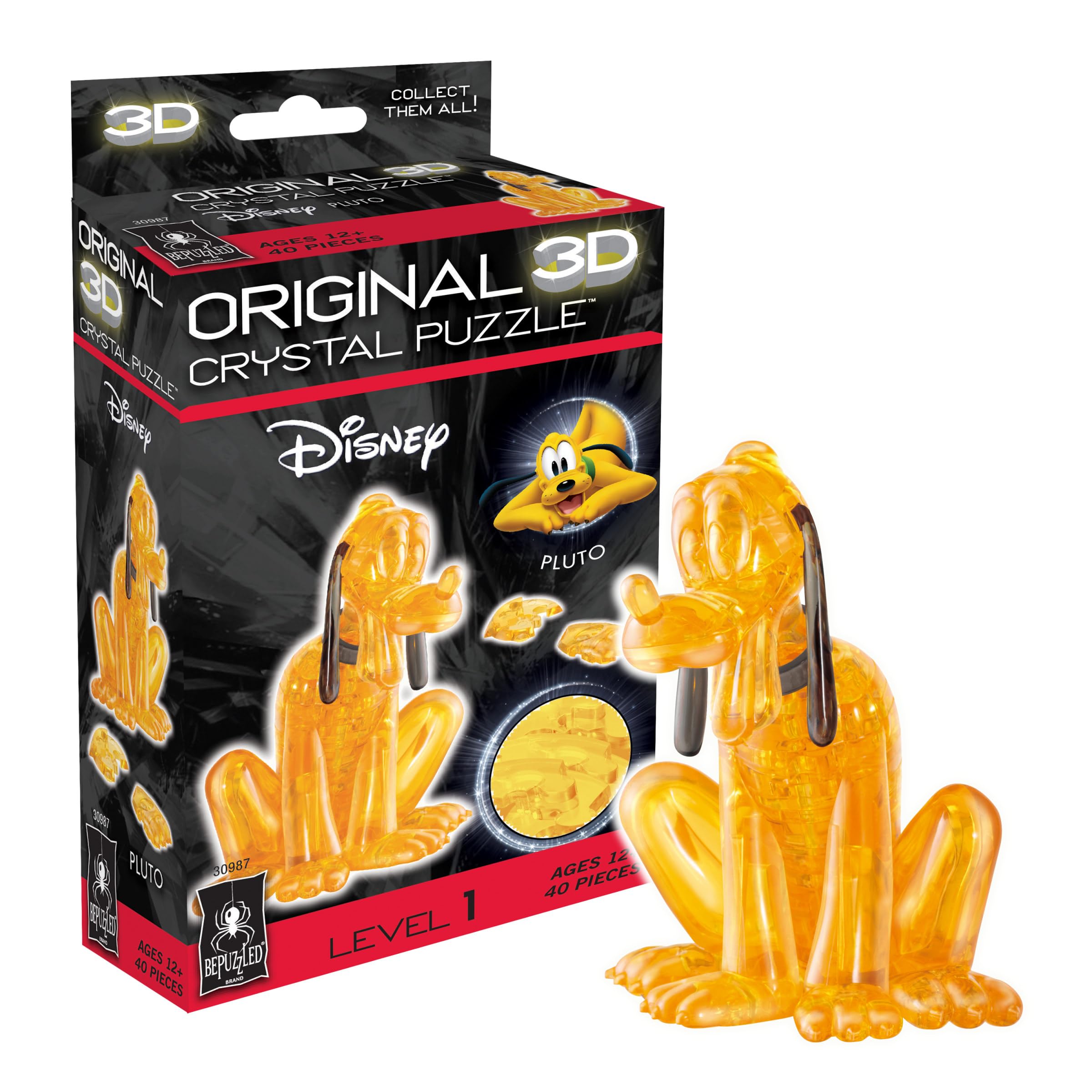 Original 3D Crystal Puzzle - Pluto