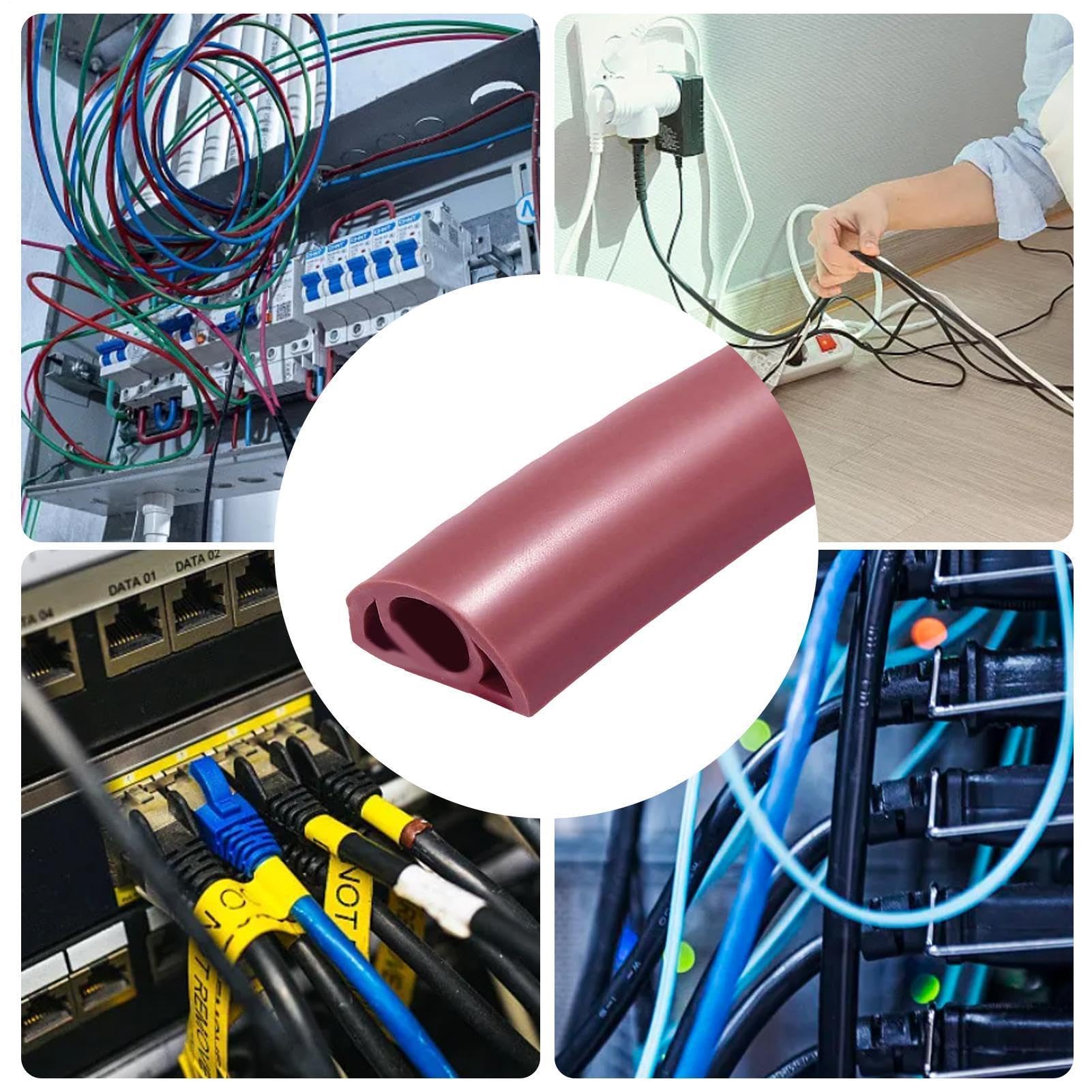 Proteggi cavo per pavimento, copri cavo elettrico per pavimento Protezione | Canalina flessibile in PVC La copertura morbida del cavo i