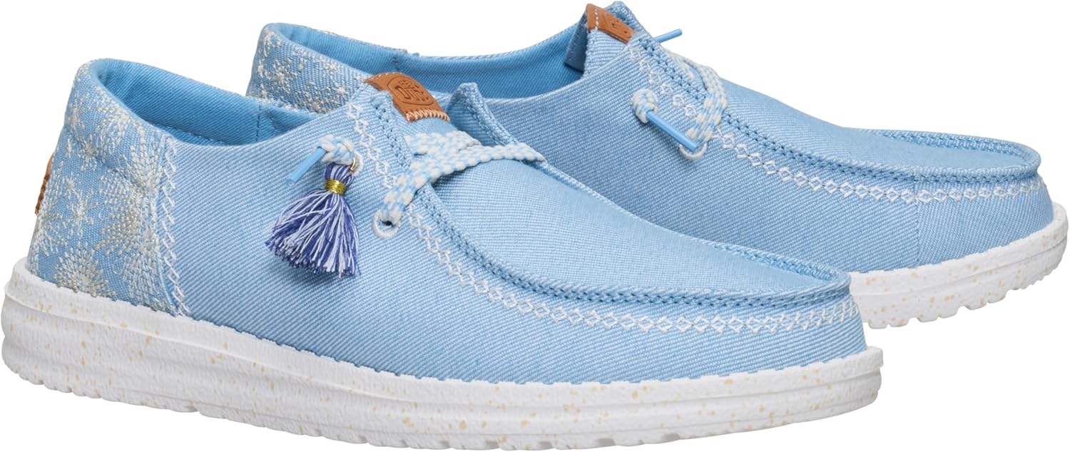 HEYDUDE Women's Wendy Funk Embroidered Floral Slip-On Loafers | Lightweight Comfortable Easy-On Casual Shoes - Image 2