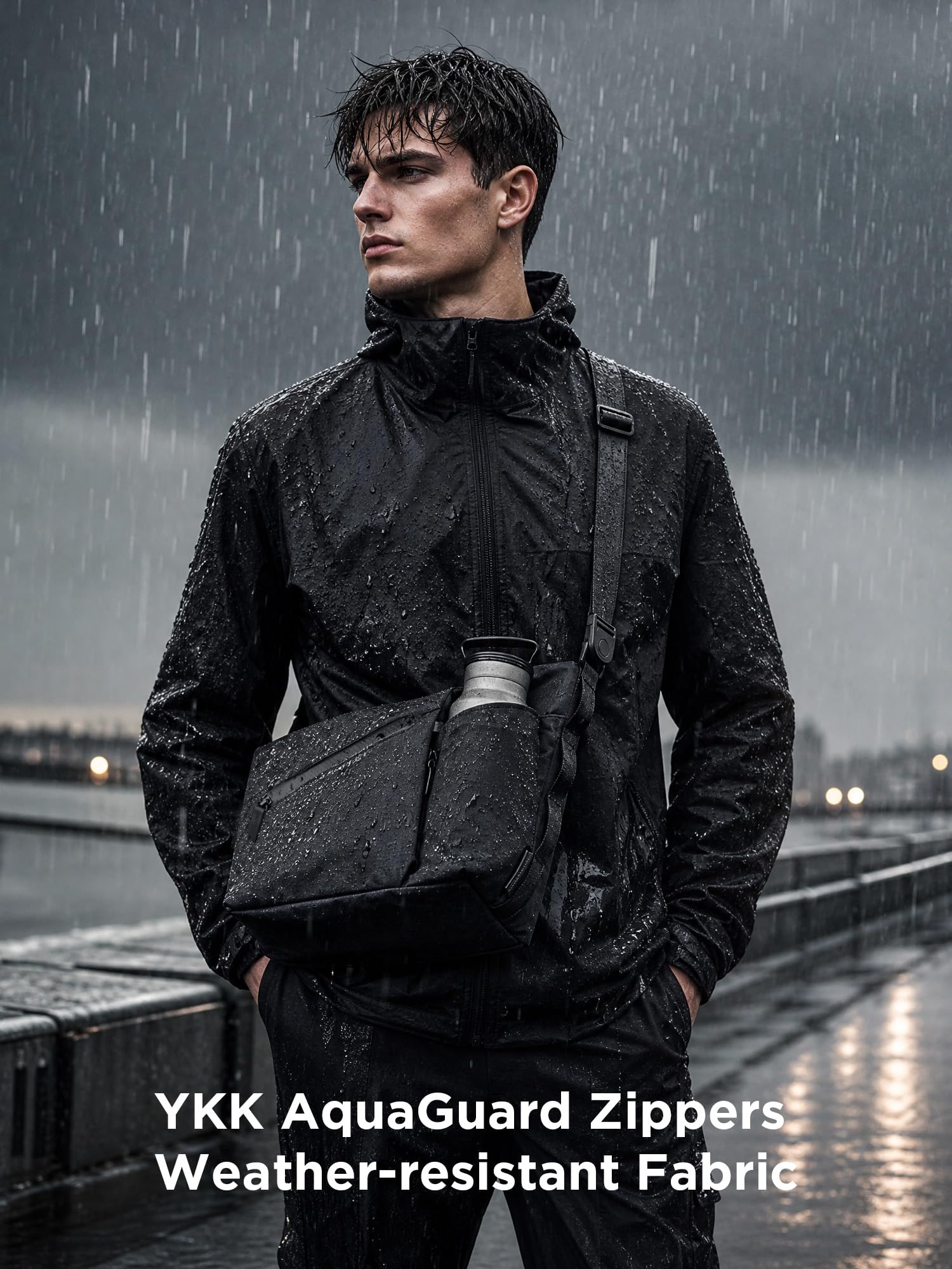 ALPAKA Flow Satchel 4L – EDC Umhängetasche | Verstellbarer Schultergurt, wasserabweisend, für Arbeit & Alltag, Unisex