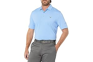Men's Ping Golf Fine Line Stripe Short Sleeve Golf Polo Shirt