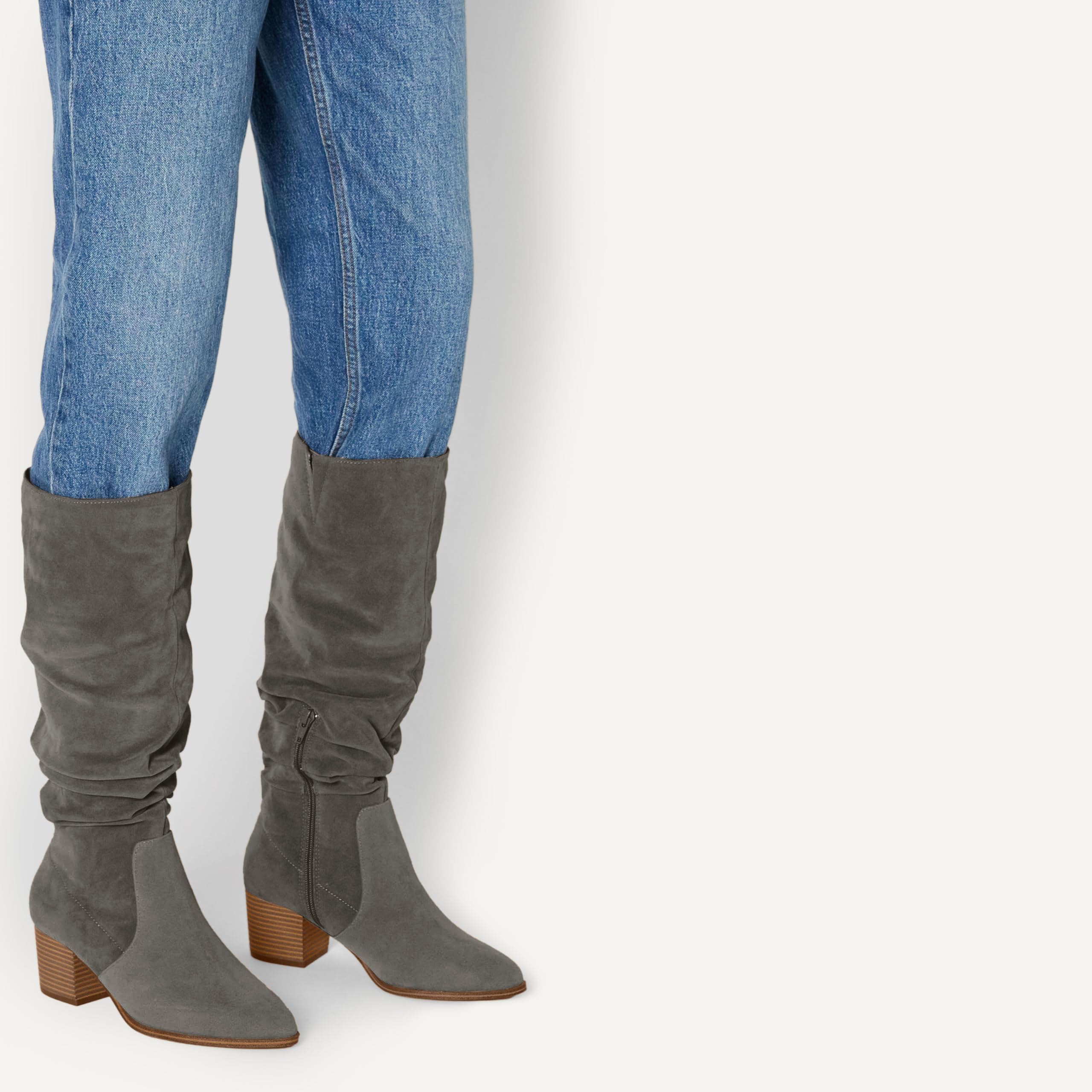 Amazon Essentials Mujer Botas de Tacón Grueso Alto