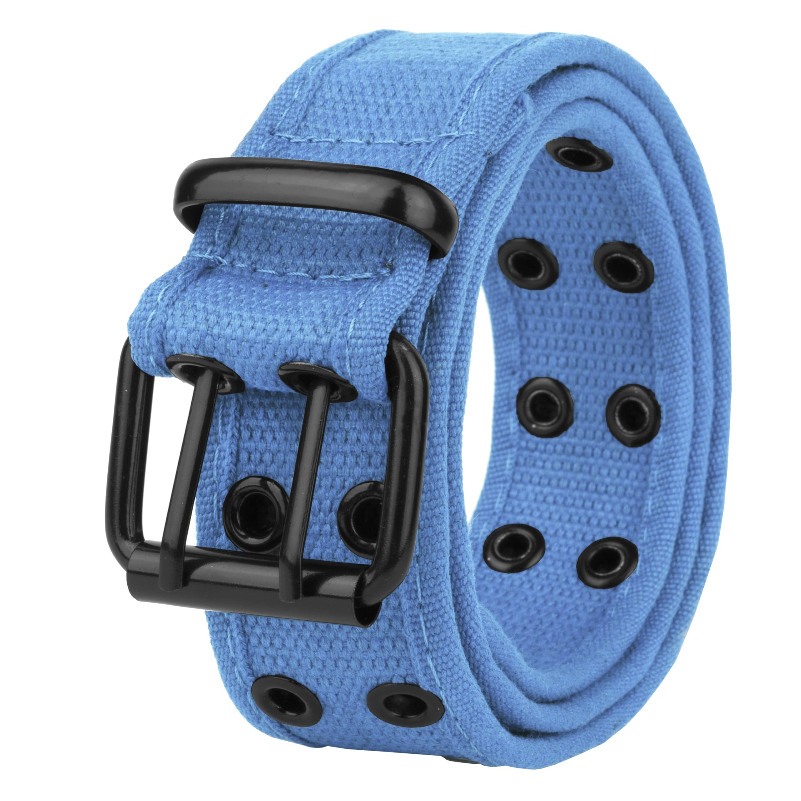 Gelante Canvas Double Grommet Hole Belt 12 Colors