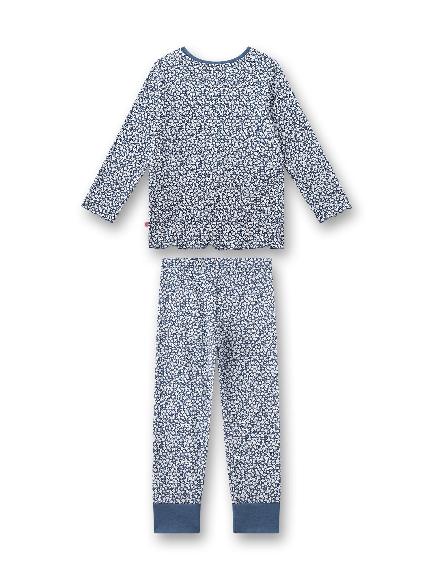 Sanetta 233770 Juego de Pijama, Azul, 128 para Niñas