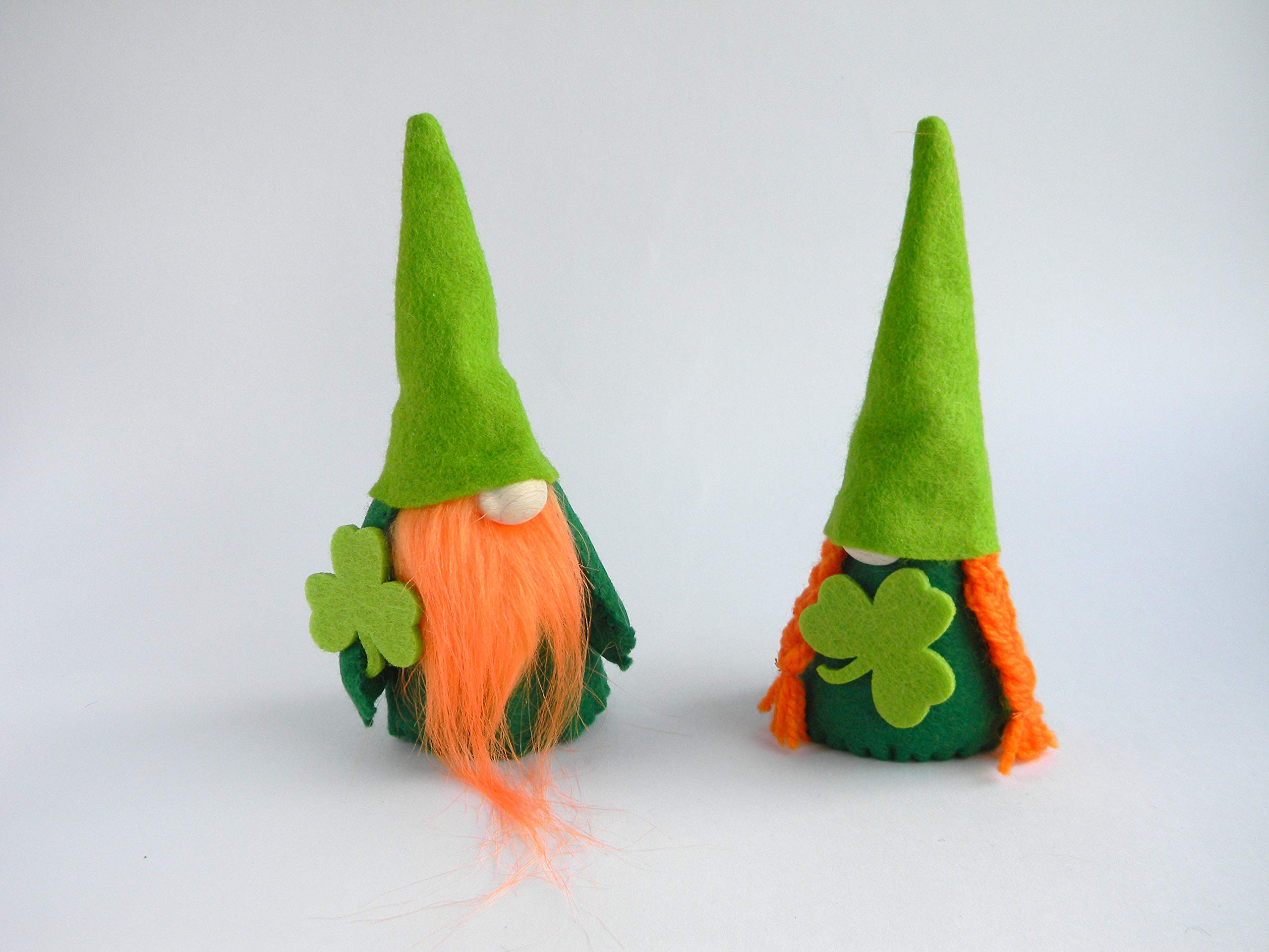 St Patrick's Day Gnome decor Leprechaun couple gnome St Patrick's Day decor Tiered Tray Decor